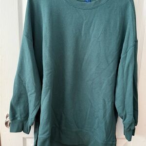 Old Navy Green Cozy Sweatshirt